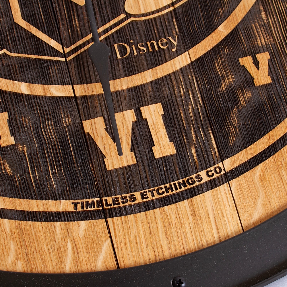 DTO, Timeless Etchings, Brown, Wall Art & Clocks, Wood, Home & Auto, 20"x2", Barrelhead, 816396